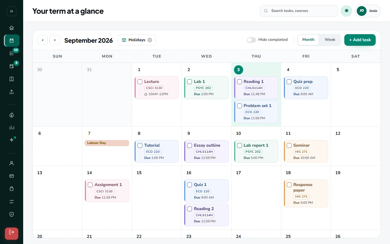 Qumely Calendar