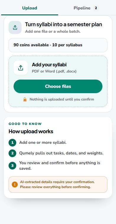 Upload your syllabus